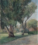 Paisaje con árboles